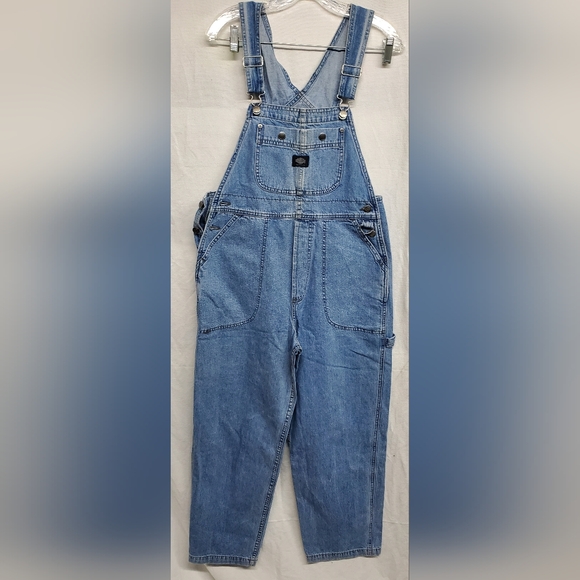 Denim - 40148 Harley-Davison Women’s Overalls Blue Denim Size Medium